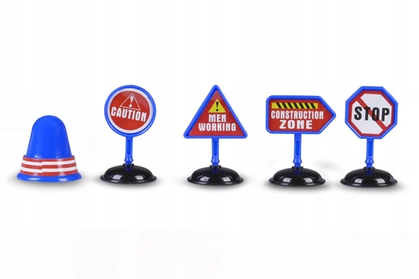 ARTYK TRANSPORT MIEJSKI AUTO POLICJA Z MATĄ ZNAKI