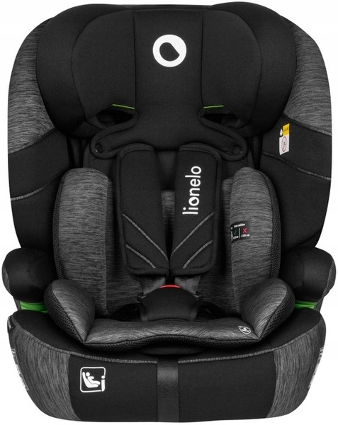 Fotelik samochodowy 76-150cm szerokie siedzisko 9-36kg Lionelo LEVI I-SIZE
