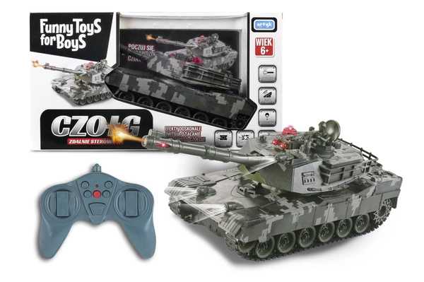 CZOŁG Zdalnie Sterowany duży czołg R/C dźwięk