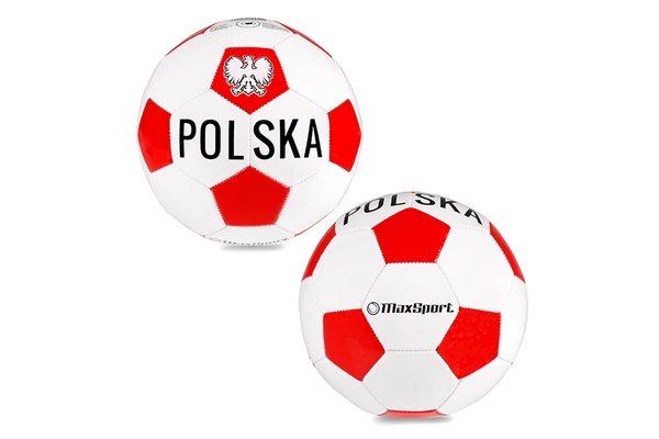 Piłka nożna Polska orzełek biało-czerwona