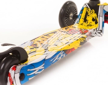 4BABY MINI SCOOTER hulajnoga trójkołowa balansowa LED 50kg