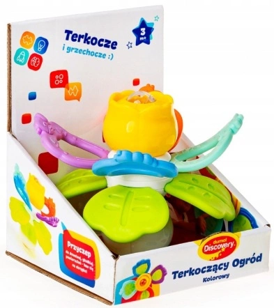 Dumel Terkoczący Ogród Z Przyssawką Kolorowy Zabawka Sensoryczna Gryzak 3m+