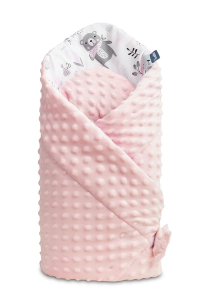 Rożek niemowlęcy otulacz becik dwustronny 80 X 80