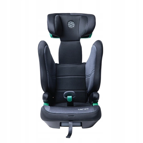Fotelik samochodowy SORINO CERES Isofix I-SIZE 15-36kg 100-150 cm Black Grey