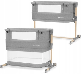 KINDERKRAFT NESTE GROW L dostawka Łóżeczko turystyczne dostawne składane 3w1