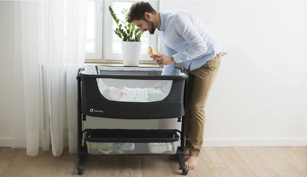 Łóżeczko dostawne Lionelo Timon 3w1 MATERAC