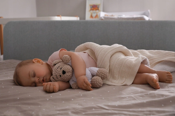 Barierka bramka do łóżka składana PRZENOŚNA + TORBA 150cm Lionelo Lora XL