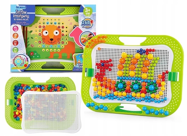 E-EDU Mozaika Pomysłowe Guziczki trening rączki układanka