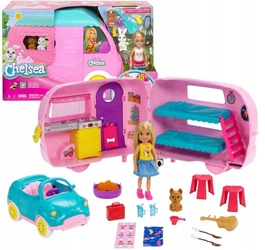 LALKA BARBIE samochód chelsea kamper wakacyjny