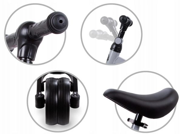 ROWEREK BIEGOWY 3w1 trójkołowy pedały Kidwell PICO