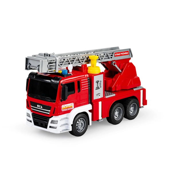 DUMEL WÓZ STRAŻACKI pojazd na wodę z drabiną odgłosy armatka wodna 30904