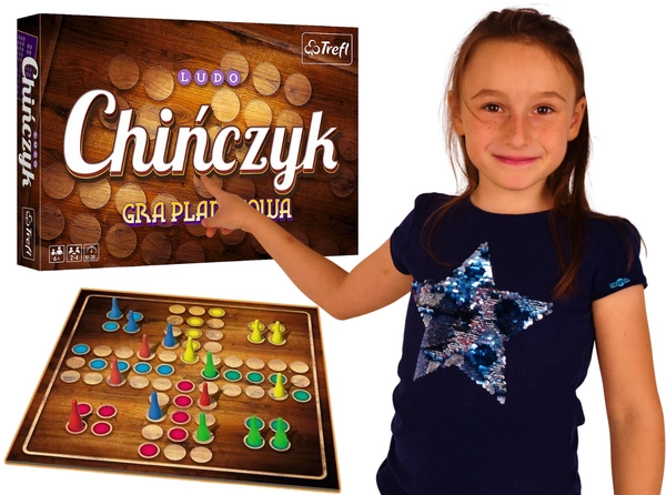 TREFL Gra planszowa Chińczyk de Luxe klasyczna 6+