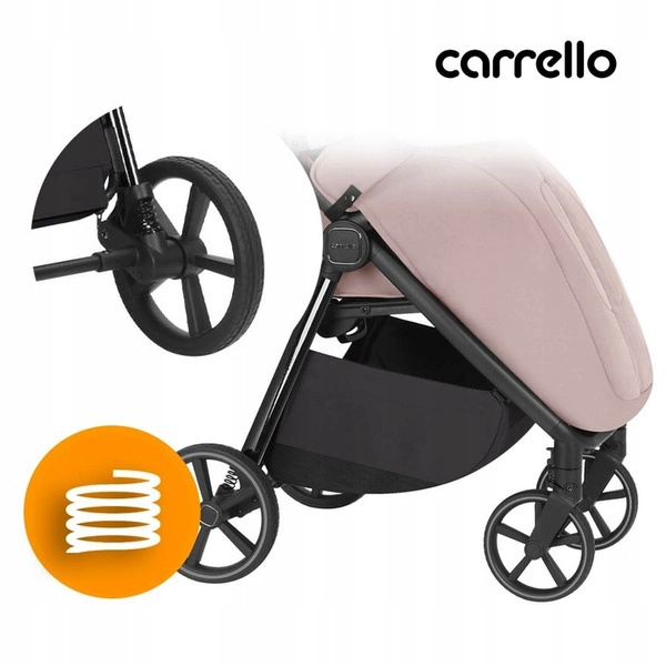 Carrello Bravo M Lite lekki wózek spacerowy o świetnej amortyzacji