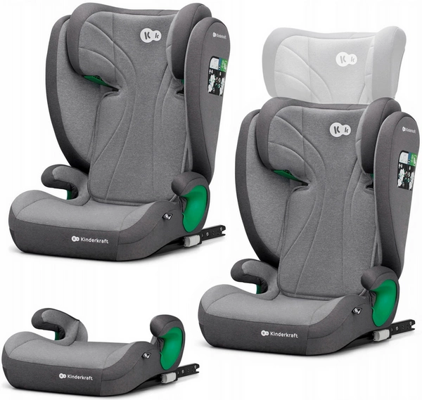 Kinderkraft Junior Fix 2 Fotelik samochodowy 100-150 i-Size 15-36 kg isofix