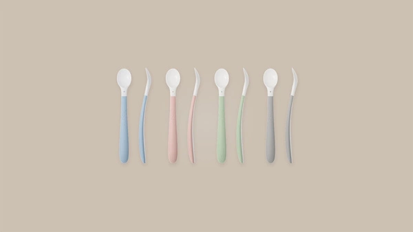 BABYBJORN - łyżeczki, 2 szt. - Light Grey