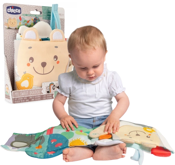 Zabawka CHICCO My Sweet DouDou Kontrastowa książeczka 3w1