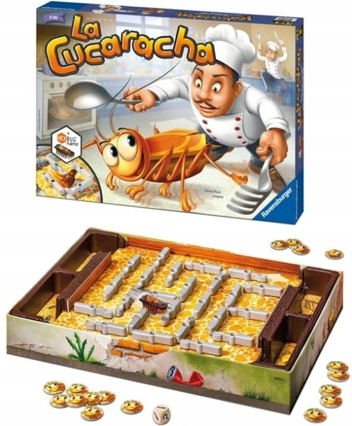 Gra LA CUCARACHA HEXBUG złap robala la kukaracza