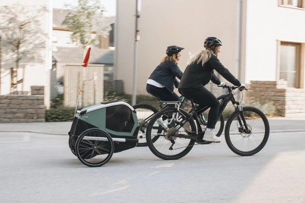 Przyczepka rowerowa dla psa - Thule Bexey M do 35 kg - Haze green