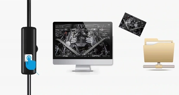 Endoskop Kamera Inspekcyjna 5M ANDROID USB-C HARD