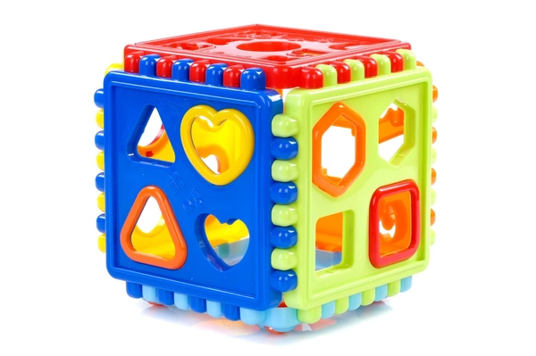 Artyk Kostka edukacyjna sorter klocki litery cyfry