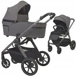 ESPIRO YOGA 217 GRAY ZEN VOICE wózek spacerowy gondola 2w1 akcesoria