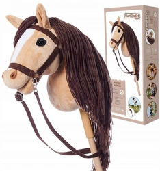 Hobby Horse A3 Koń na kiju Hoppihorse z lejcami akcesoria w zestawie