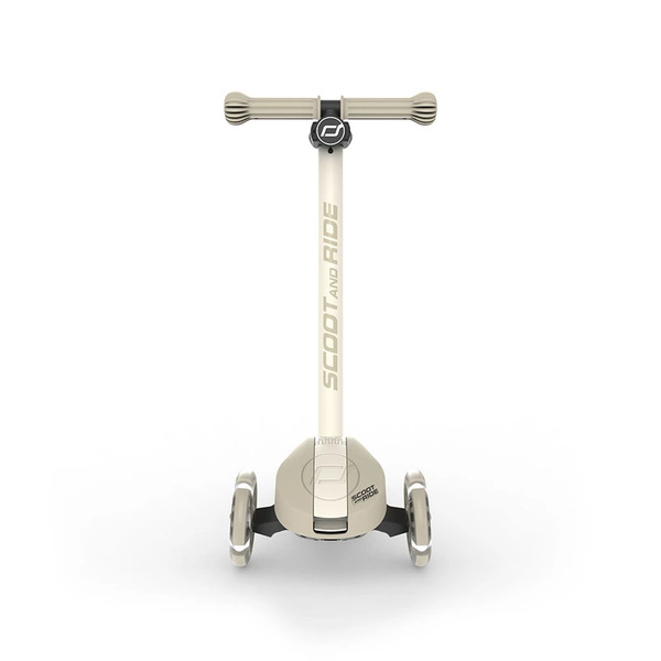 SCOOT AND RIDE HIGHWAYKICK 3S kołowa LED hulajnoga z systemem sterowania Ash