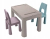 TEGGI TEGA Stolik Blat Do Klocków + 2 krzesełka multifun