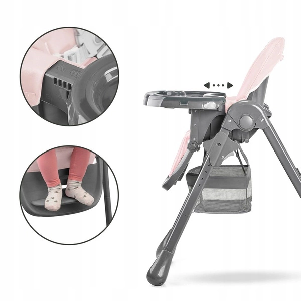 Kinderkraft Tastee składane krzesełko do karmienia