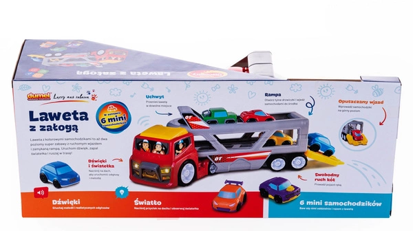 Dumel Laweta z załogą samochody światło dźwięk