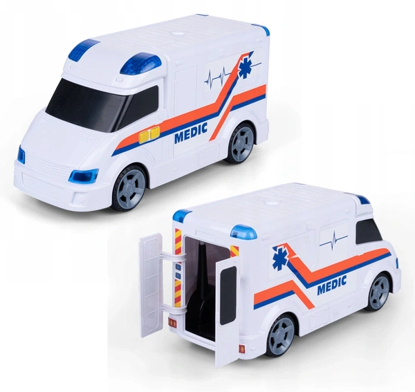 DUMEL Flota Miejska Duży Ambulans Karetka Dźwięk