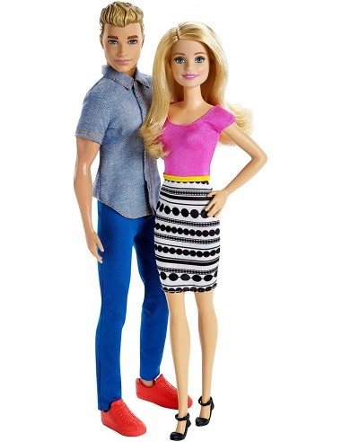 BARBIE Lalka + Ken zestaw prezentowy 2 lalki DHL76