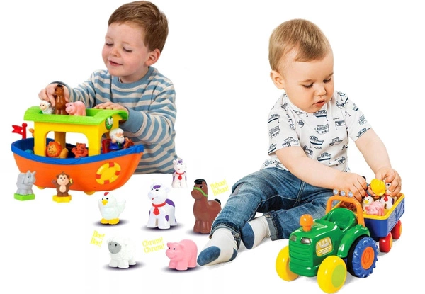 Dumel Interaktywna Arka Noego + Traktor Farmer