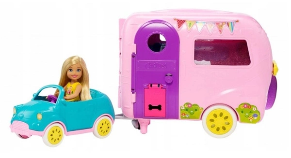 LALKA BARBIE samochód chelsea kamper wakacyjny