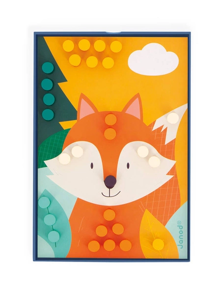 Janod - Układanka drewniana mozaika Zwierzątka 3+