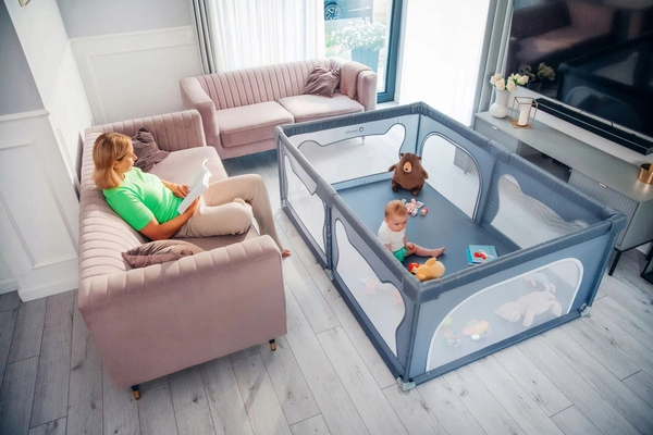 Lionelo Willow Kojec dla dziecka Plac Zabaw 187x127 cm składany + torba