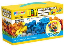 ARTYK klocki kolorowe 90 elementów konstrukcyjne od 3 lat