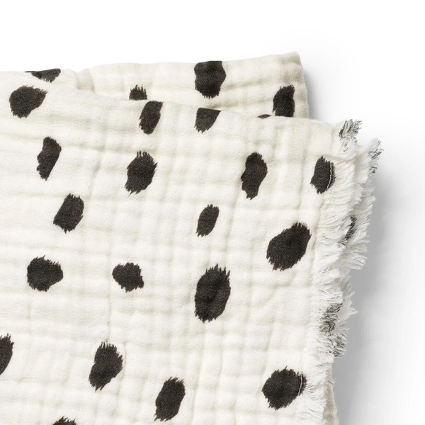 Elodie Details - Kocyk Soft Cotton Blanket - Dalmatian Dots Grande