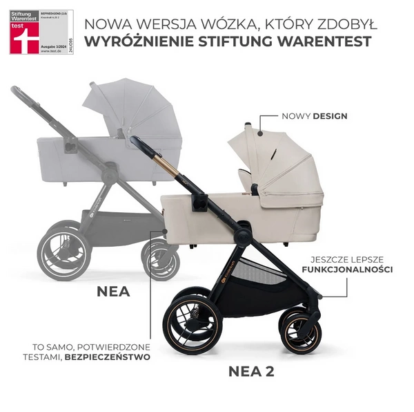 Kinderkraft NEA 2 Wózek dziecięcy wielofunkcyjny 2w1