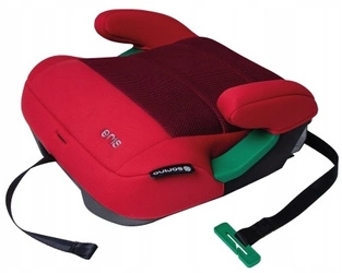 SORINO ERIS Fotelik BOOSTER Podstawka siedzisko ISOFIX czerwona 125-150 cm