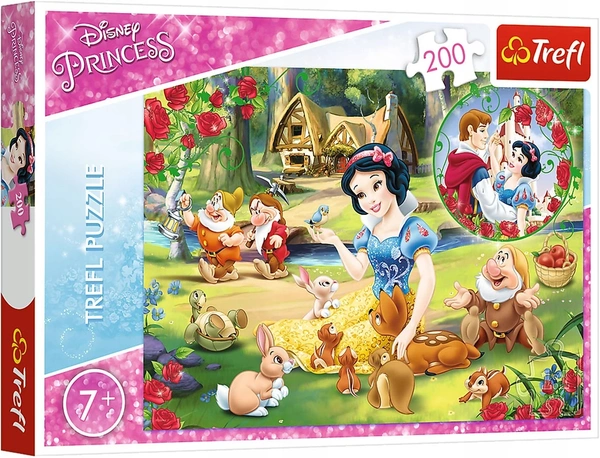 TREFL Disney Princess Puzzle Marzenie o miłości 200el Układanka 13204 7+