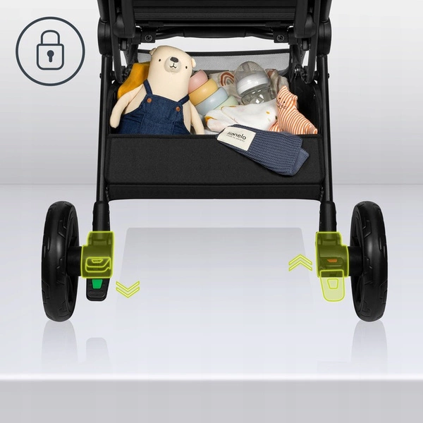 Lionelo Cloe Wózek spacerowy + AKCESORIA do 22kg