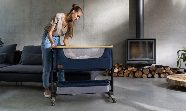 Łóżeczko dostawne Lionelo Timon 3w1 MATERAC