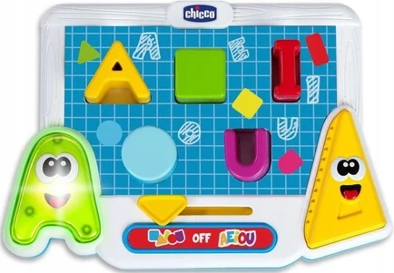 CHICCO samogłoski i kształty interaktywny sorter