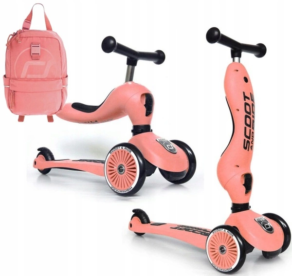 SCOOT AND RIDE HIGHWAYKICK 1 jeździk 2W1 hulajnoga + plecak