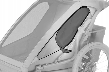 Przyczepka rowerowa dla dzieci Thule Chariot Sport 2 Single Black