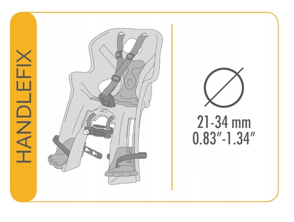 BELLELLI RABBIT NA PRZÓD FOTELIK ROWEROWY B-FIX