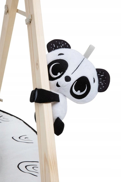 TINY LOVE gimnastyka mata edukacyjna drewniany stojak zabawa