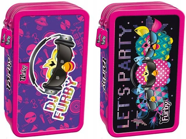 Majewski Piórnik Podwójny Furby Disco+ wyposażenie