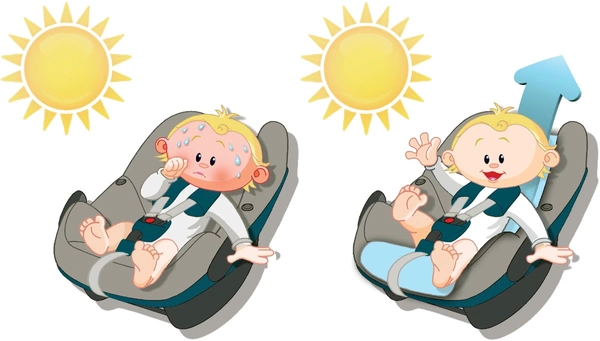 AEROMOOV BUGGY wkładka antypotowa do wózka na wózek